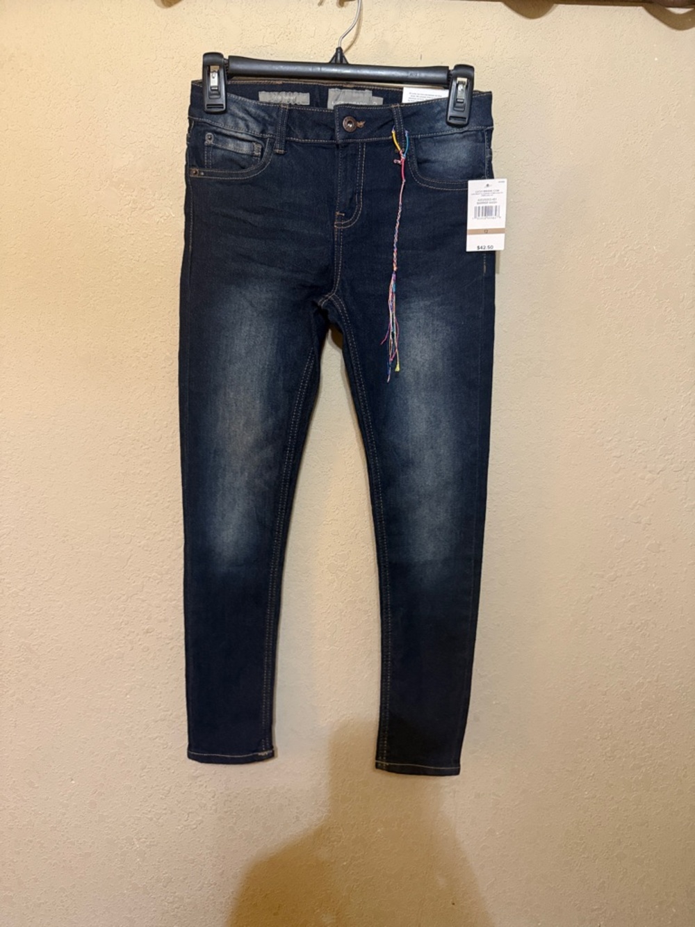 Lucky Brand Girls Dark Blue Skinny Jeans